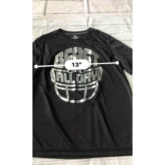 Athletic Works Boys Performance Active Tee T-Shirt Graphic Beast All Day Sz L - Picture 10 of 11